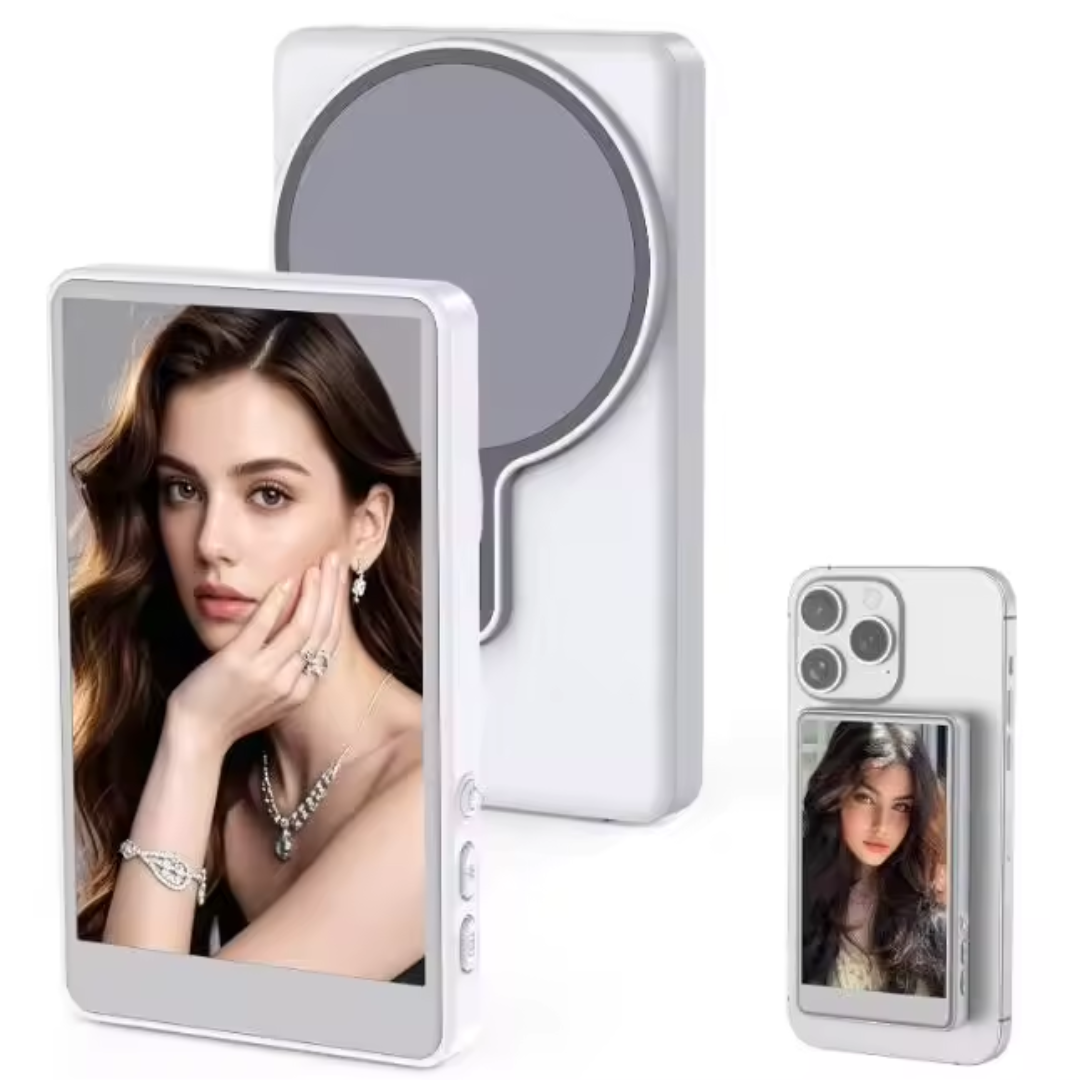 SelfieView pantalla trasera magnética para selfies