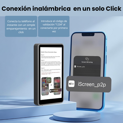 SelfieView pantalla trasera magnética para selfies